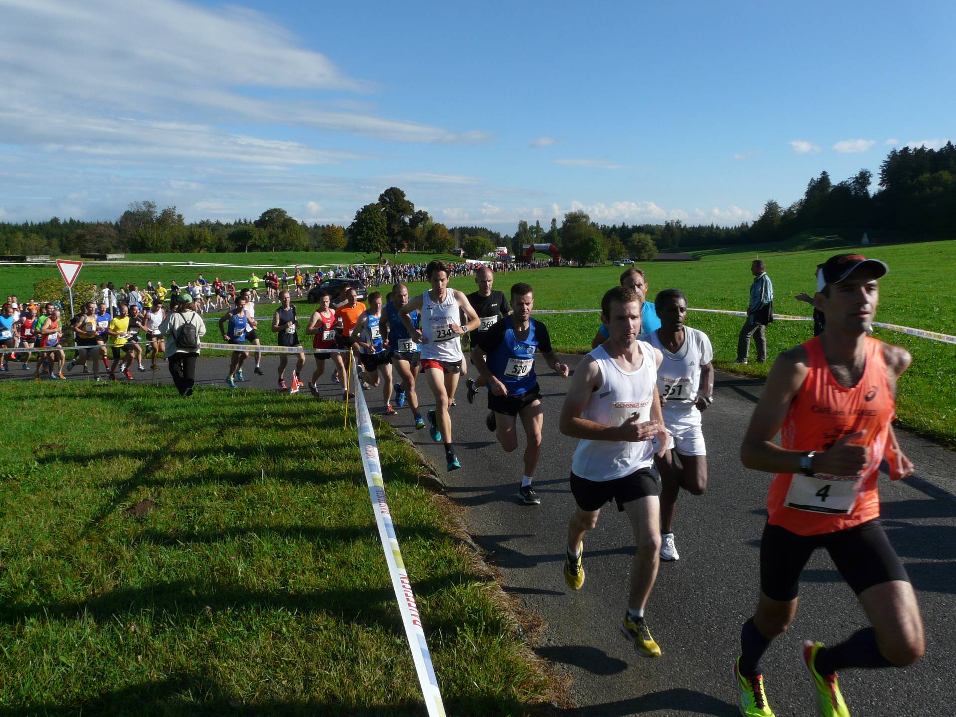 Course en forêt de Romont